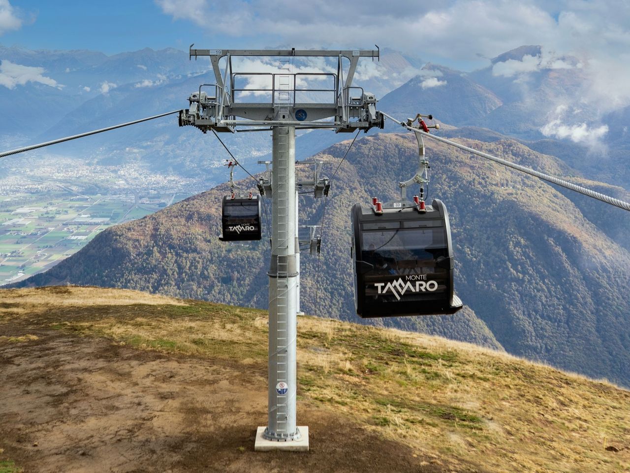 Ticket Monte Tamaro mit der Seilbahn ab Rivera