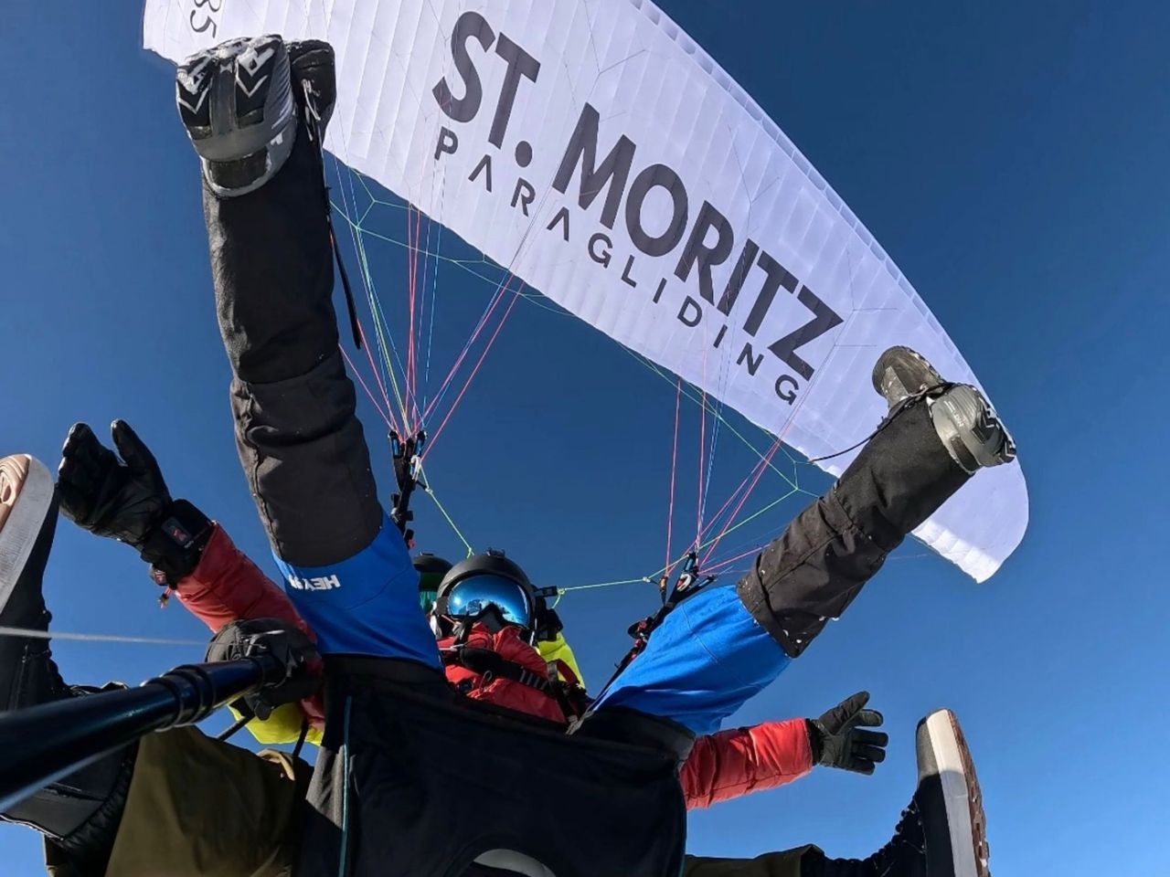 Paragliding privater Pilot ganzer Tag im Engadin