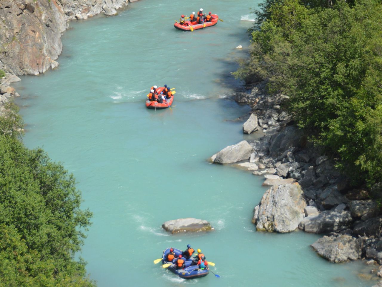 Family Rafting auf dem Inn