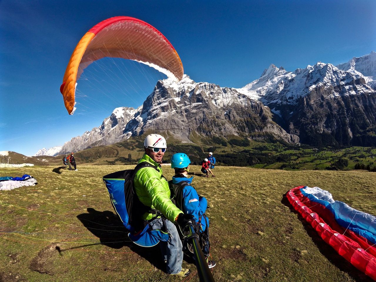 Paragliding Grindelwald ab First