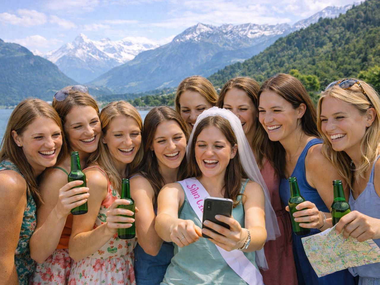 Polterchallenge "Hangover - Girls Edition" around Interlaken