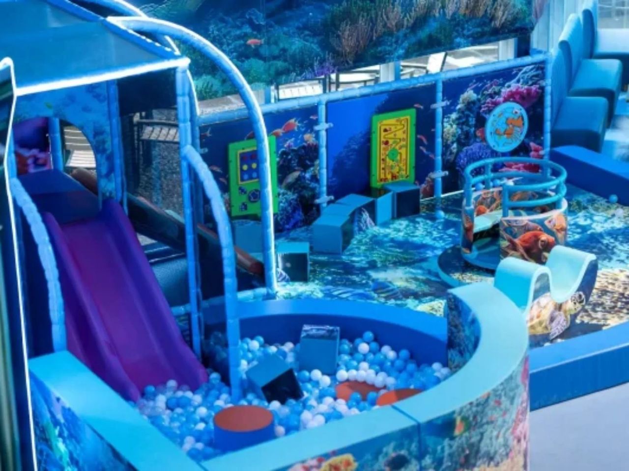 Entrance to Super Kids Arena at Fun World Lucerne