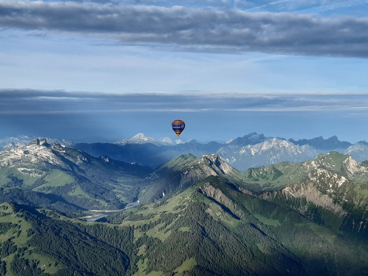 Ballon Flug privat ab Château-d'Oex