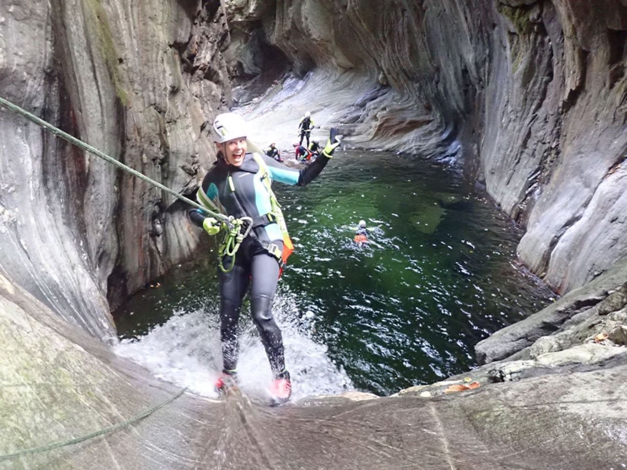 Val Grande Canyoning Expert für Erfahrene ab Gordevio