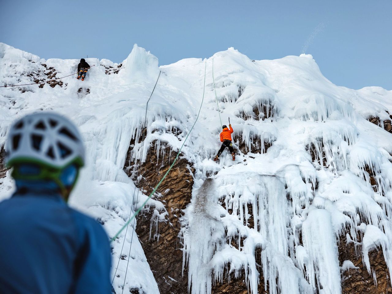 Eisklettern Grundkurs in Adelboden