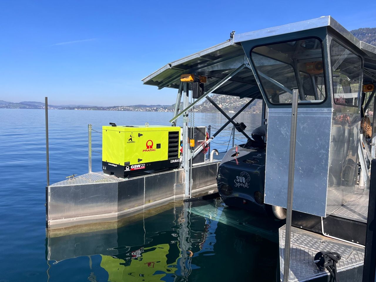 U-Boot Tauchfahrt zur Transportnaue ab Gersau