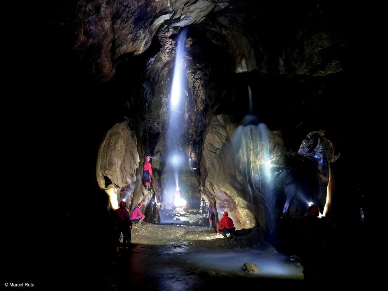 Hölloch Expedition Wasserdom (Winterexpedition)