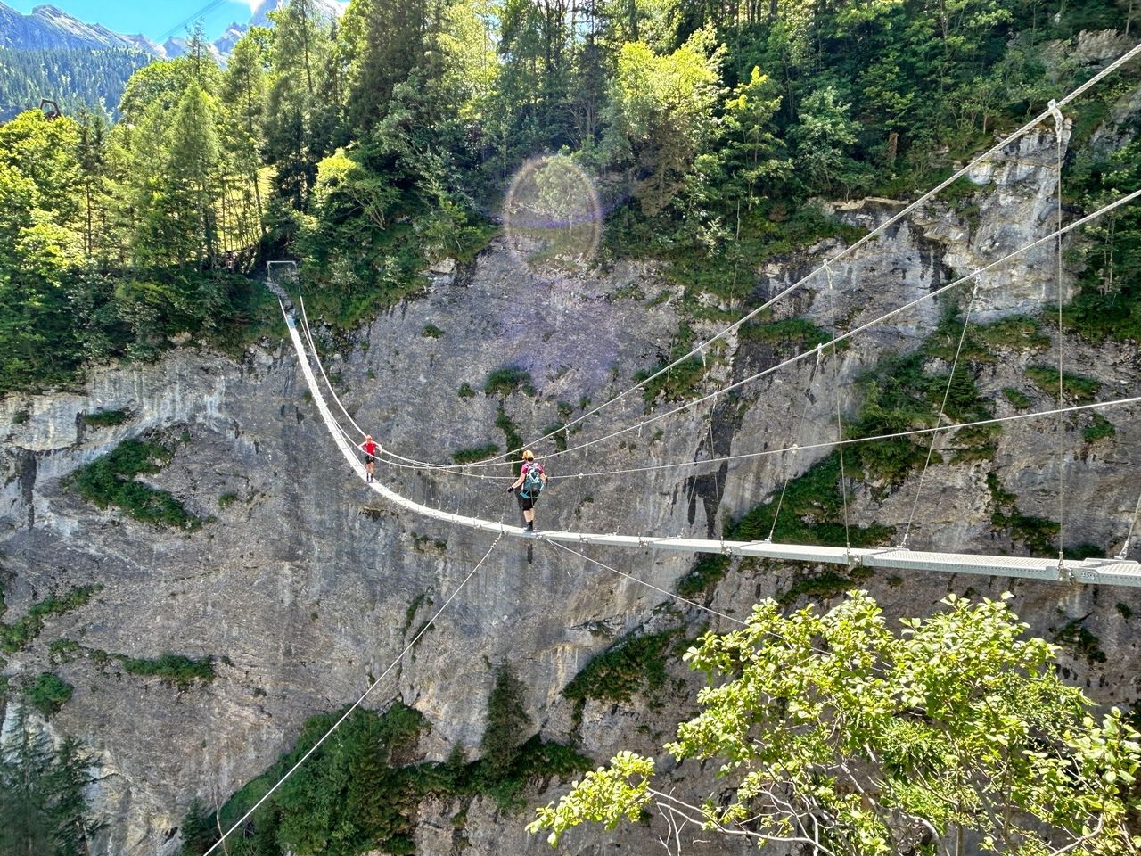 Klettersteig Mürren für Anfänger