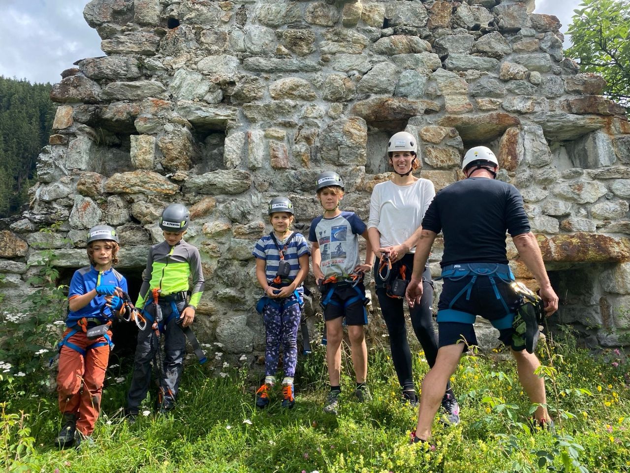 Kletterspass Grep Casti in Siat bei Ilanz