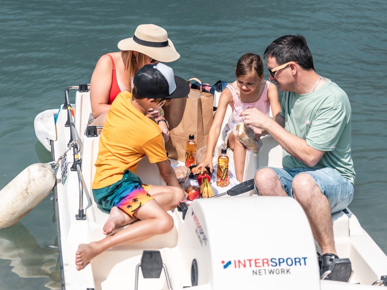 Pedalo Picknick auf dem Walensee 