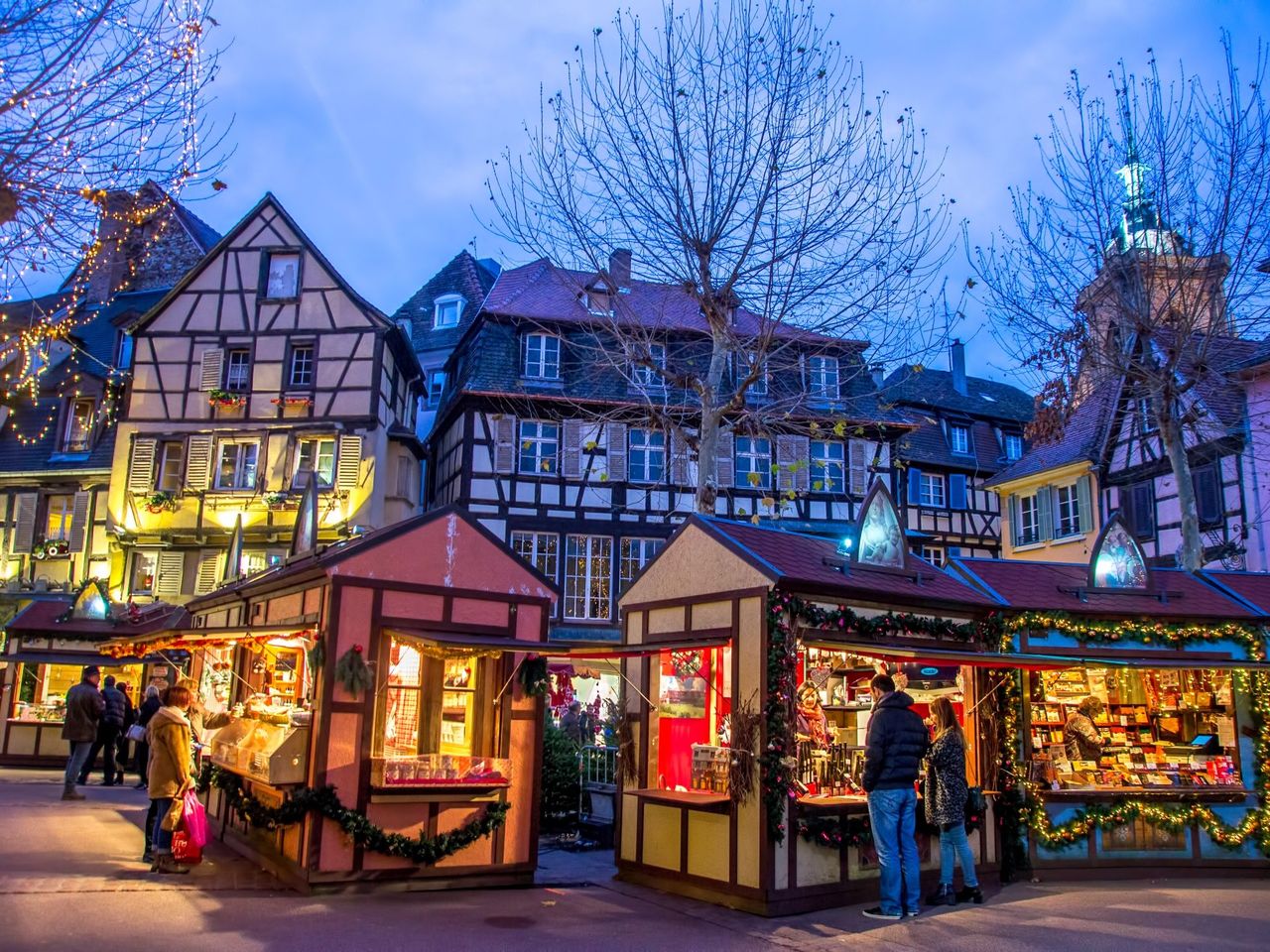 Ab Basel: Tagesausflug nach Colmar und Ribeauvillé (Weihnachtsmarkt)