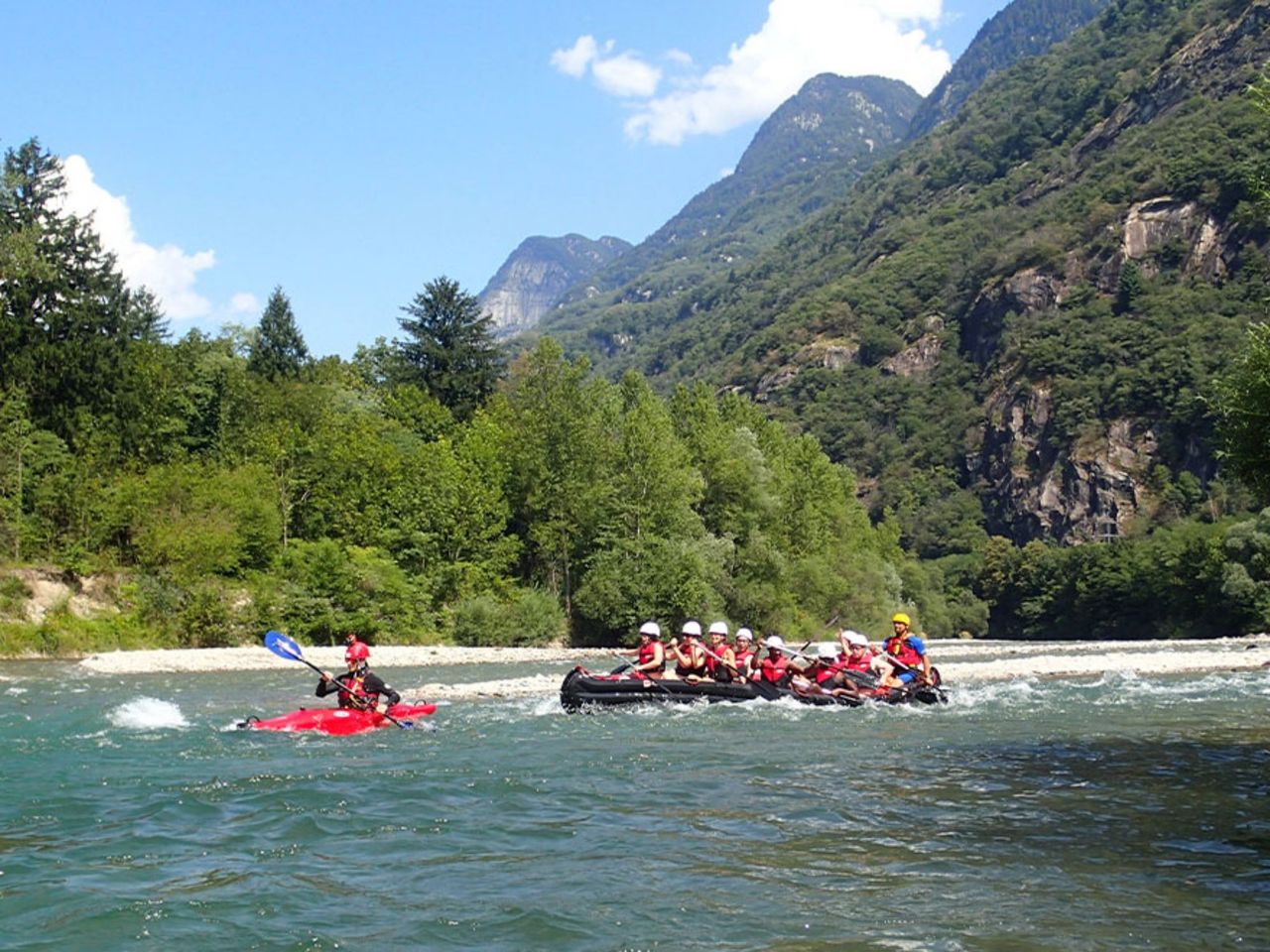 Ticino Kanu Family Tour ab Cresciano