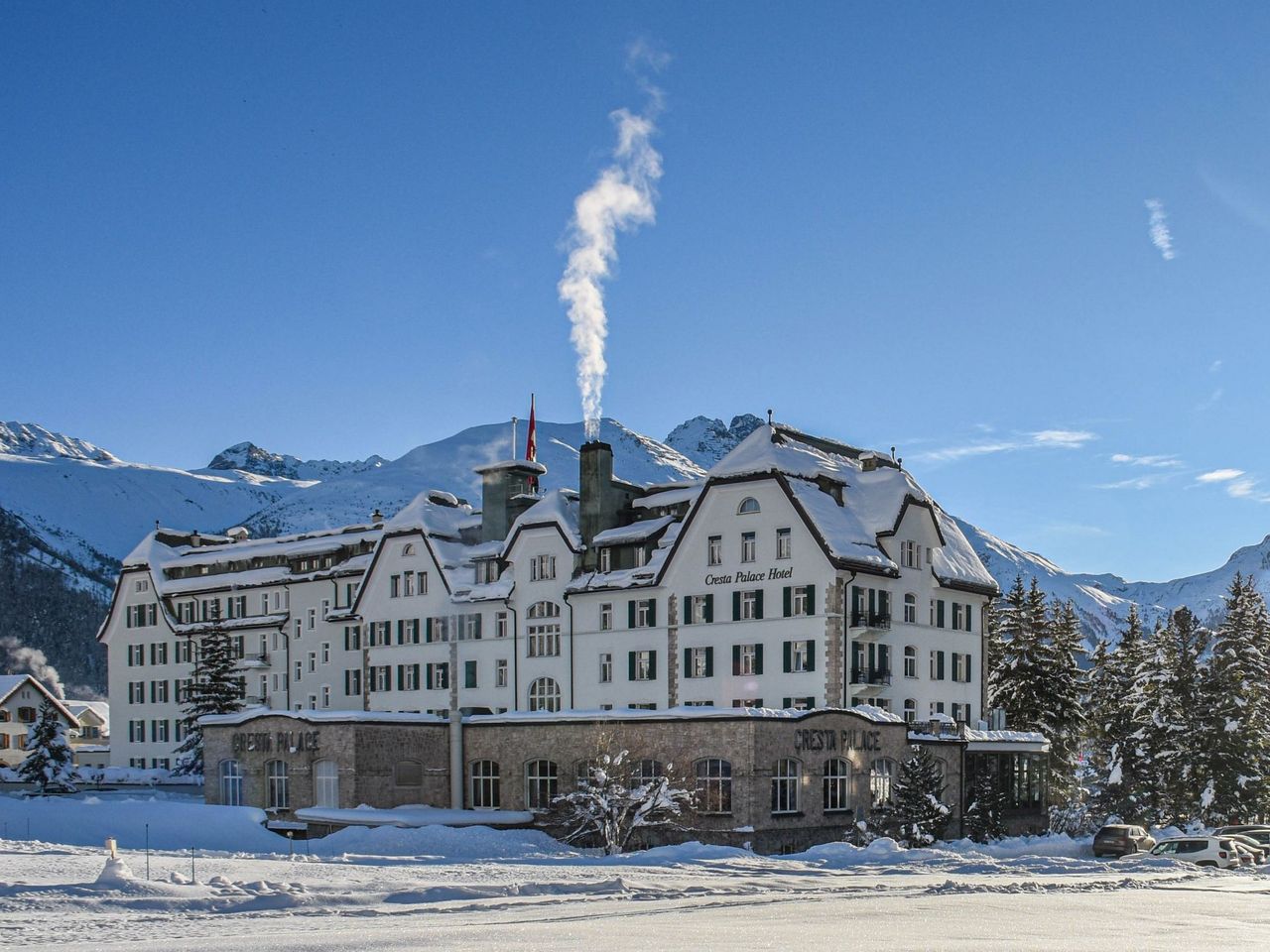 Frühstück und Spa im Cresta Palace in Celerina