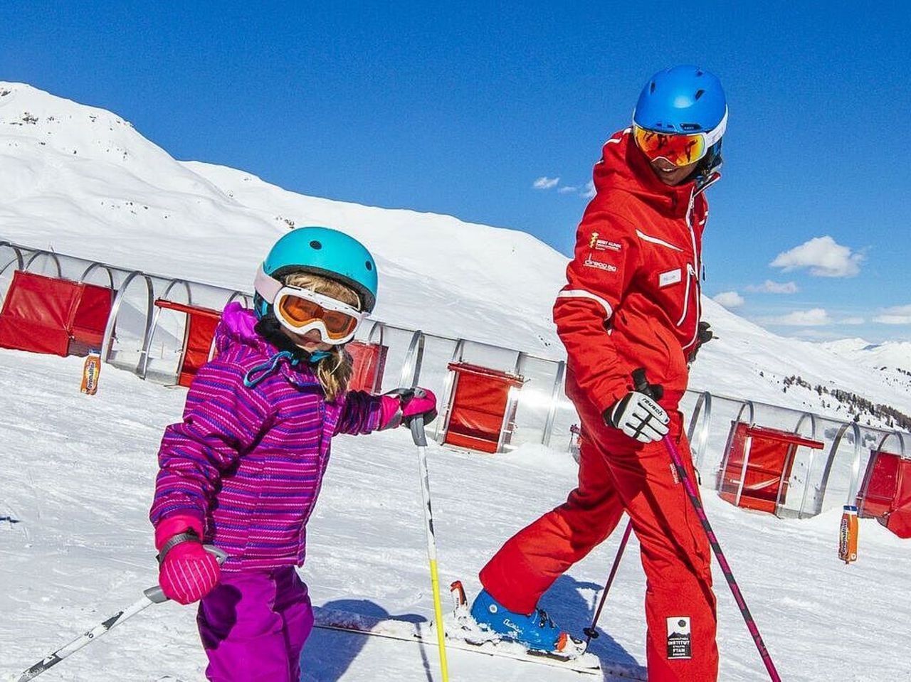 "Ftan-Sainas" Skischule für kleine Kinder in Ftan