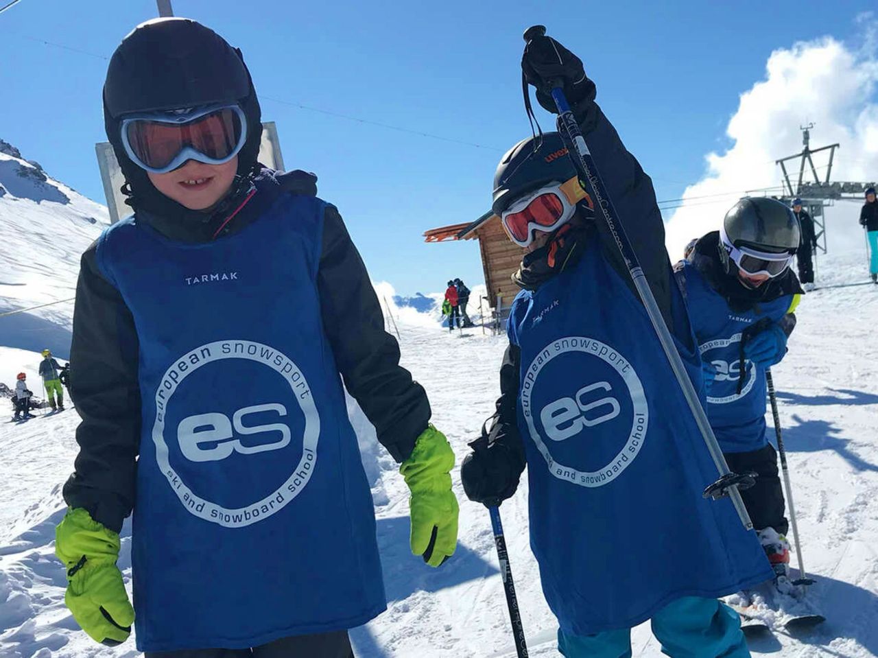 Skischule Kinder in Crans Montana