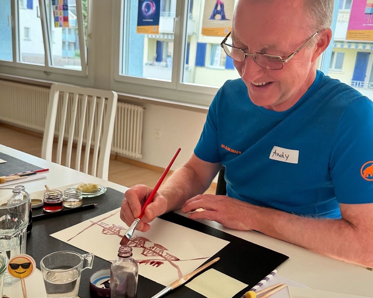 Creative team event "Wine Painting & Wine Tasting" in Heerbrugg