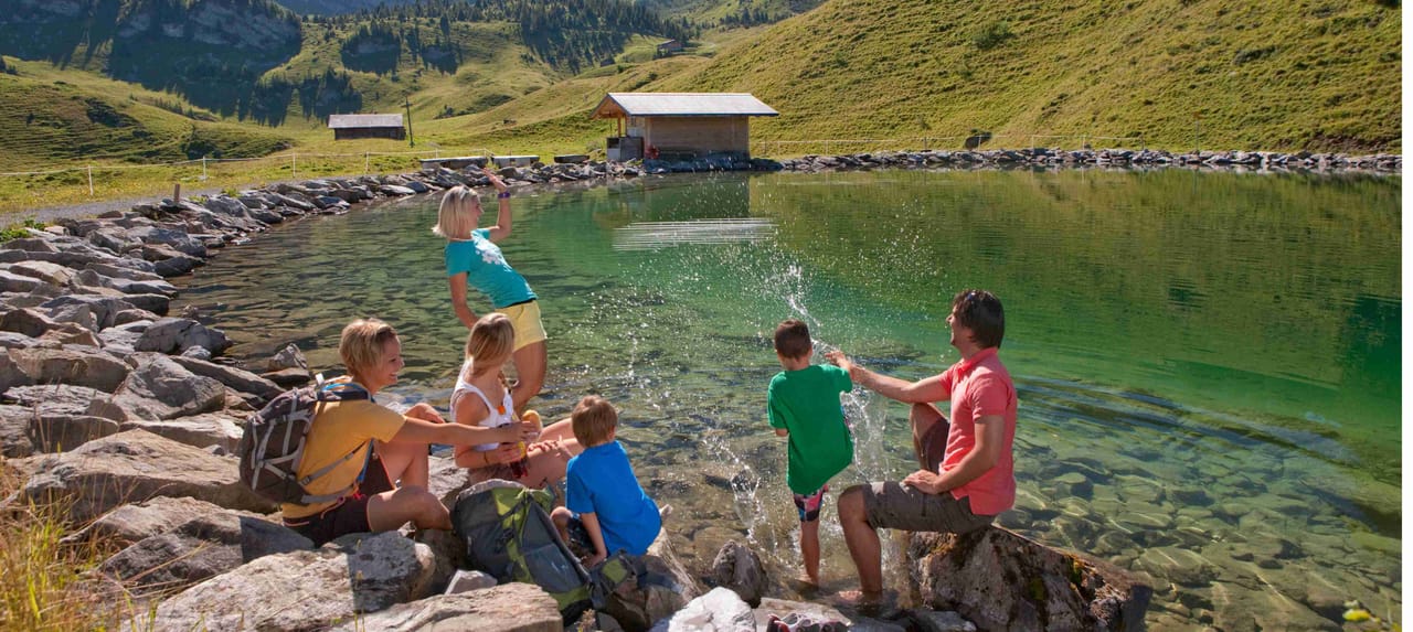 Miete Stand Up Paddle auf dem Brandsee bei Elsigenalp