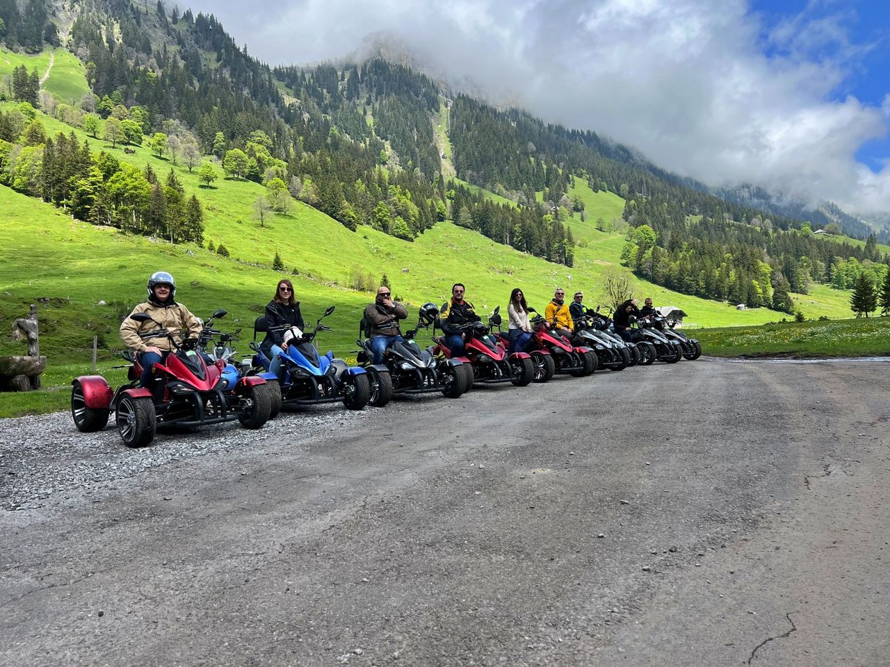 Day tour electric quad from Interlaken