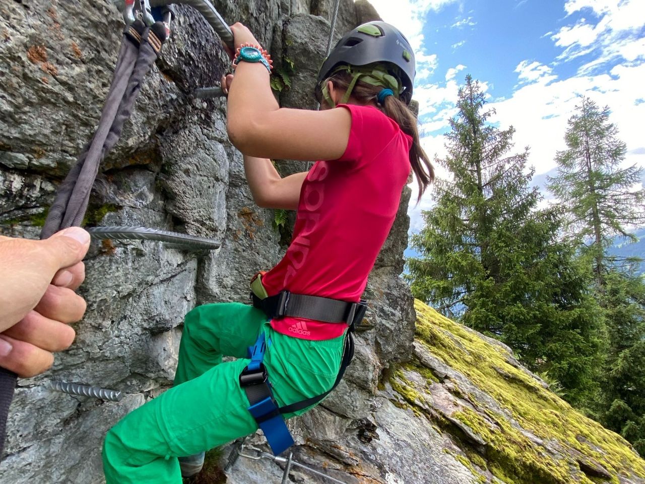 Kletterspass Grep Casti in Siat bei Ilanz