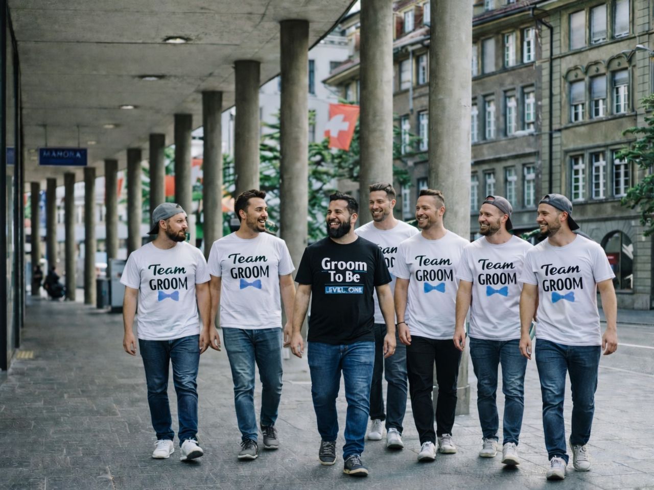 Polterchallenge "Hangover - Wolfsrudel" durch St. Gallen