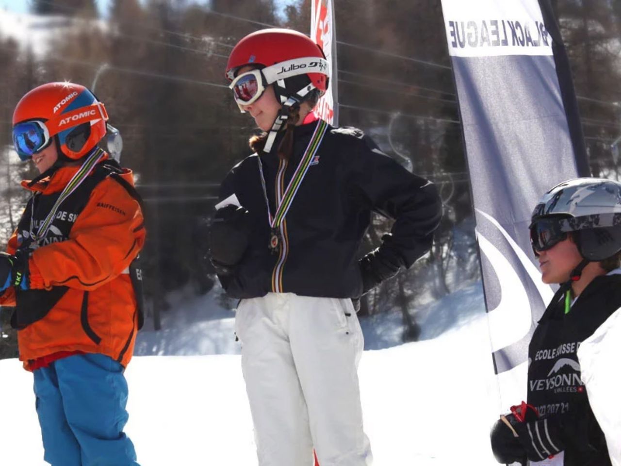 Skischule Gruppe für Kinder ab 6 Jahren in Veysonnaz