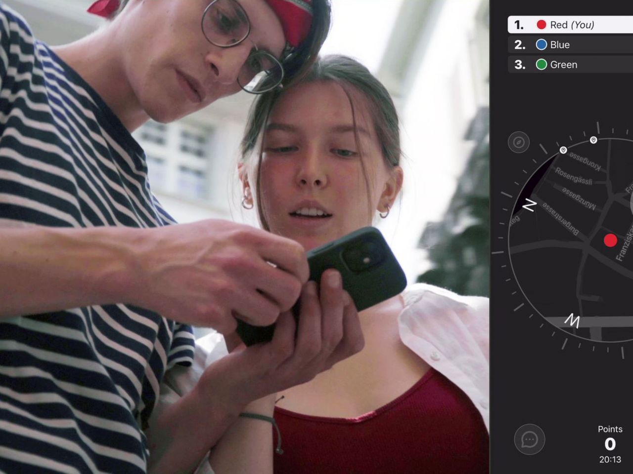 "Catch the Agent" GPS Spiel in Stans für Teamevents