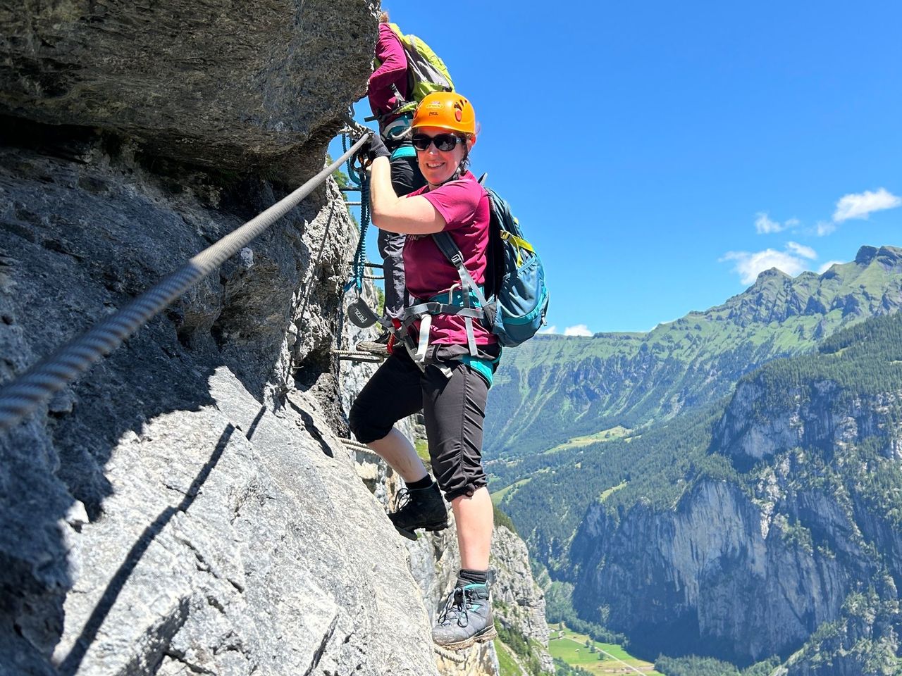 Klettersteig Mürren für Anfänger
