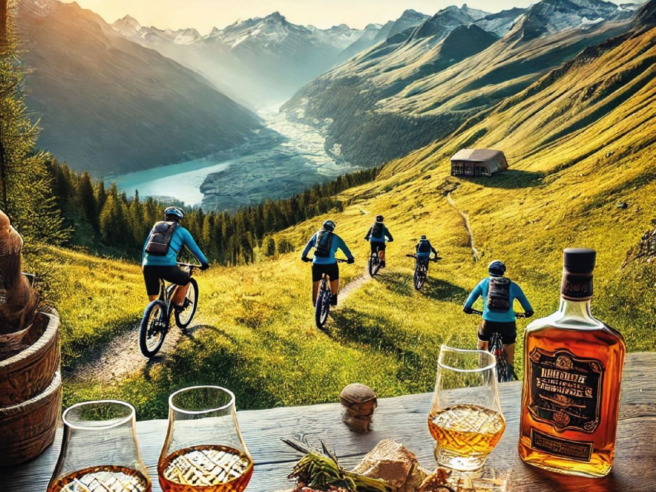 “Single Ride, Single Malt” MTB Tour ab Davos mit Whisky Tasting