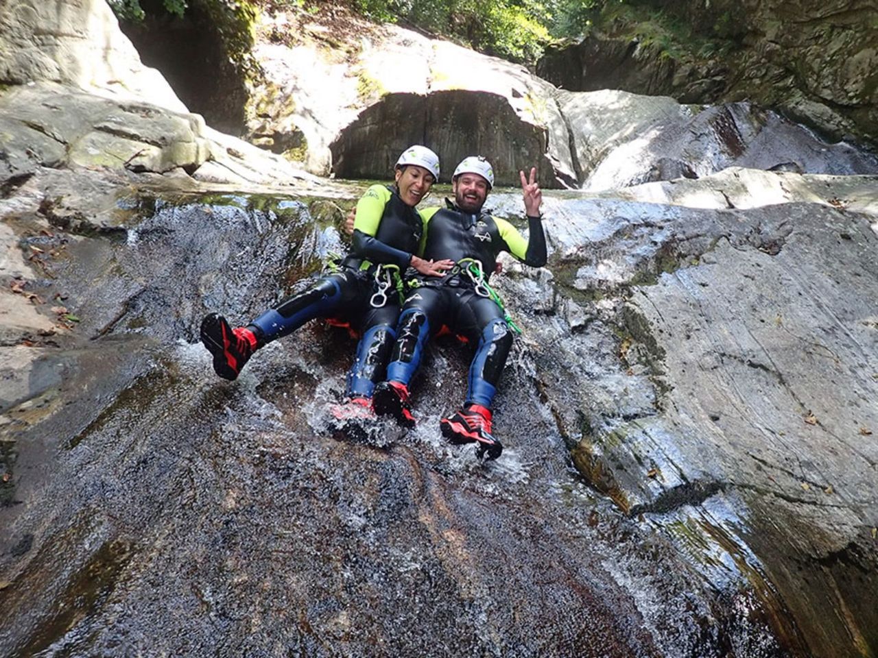 Giumaglio Canyoning pro für Fortgeschrittene ab Giumaglio