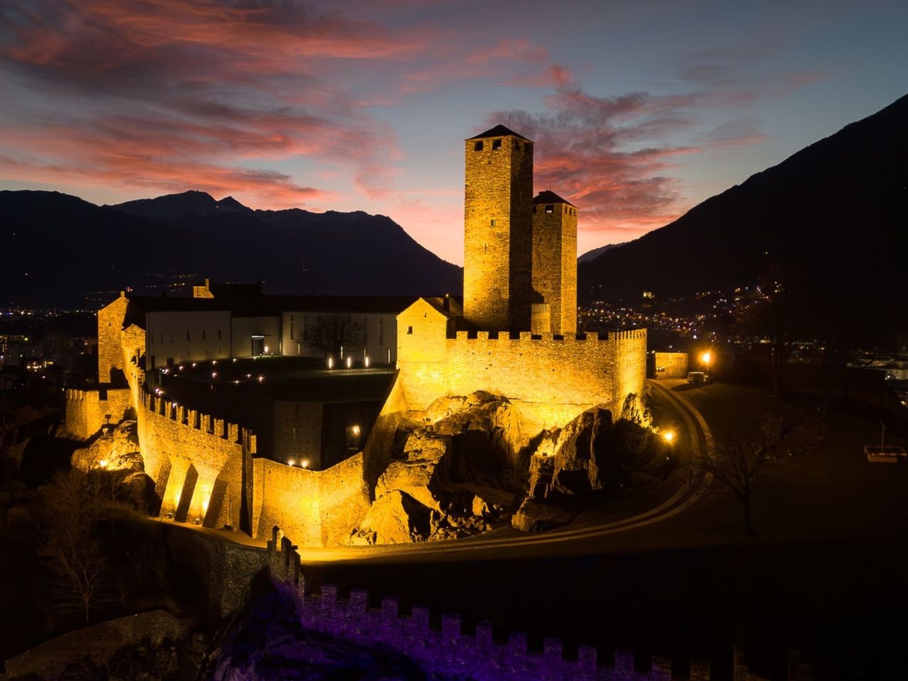 Tagesticket Burg Castel Grande in Bellinzona