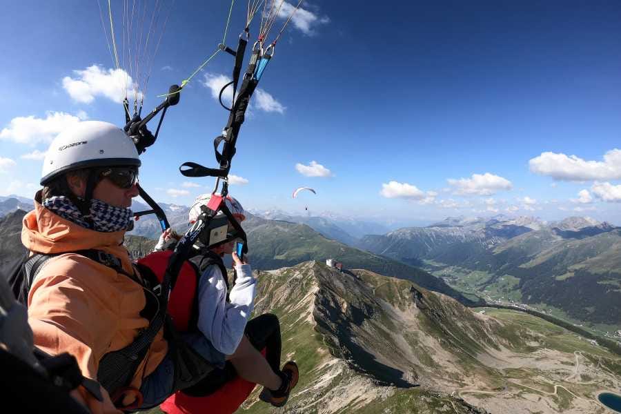 Thermikflug Extra-Airtime Klosters
