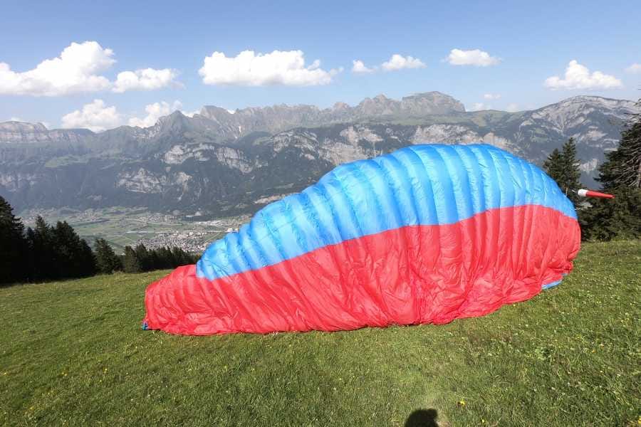 Flums Gleitschirmfliegen Tandem