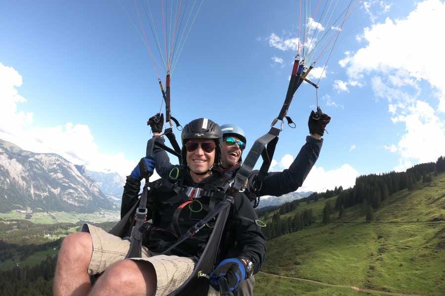 Flums Gleitschirmfliegen Tandem