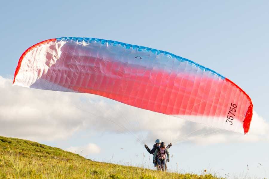 Davos Gleitschirmfliegen Tandem