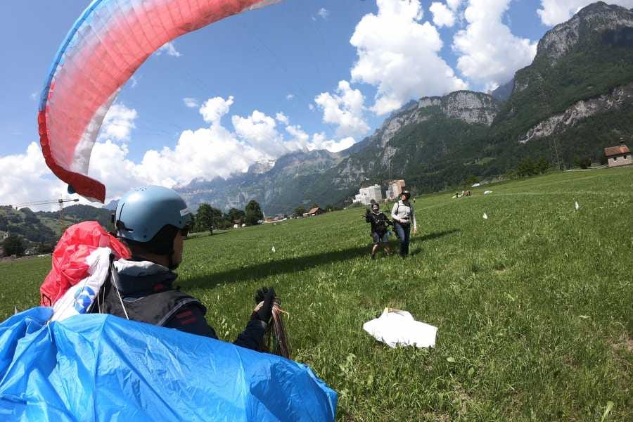 Flums Gleitschirmfliegen Tandem