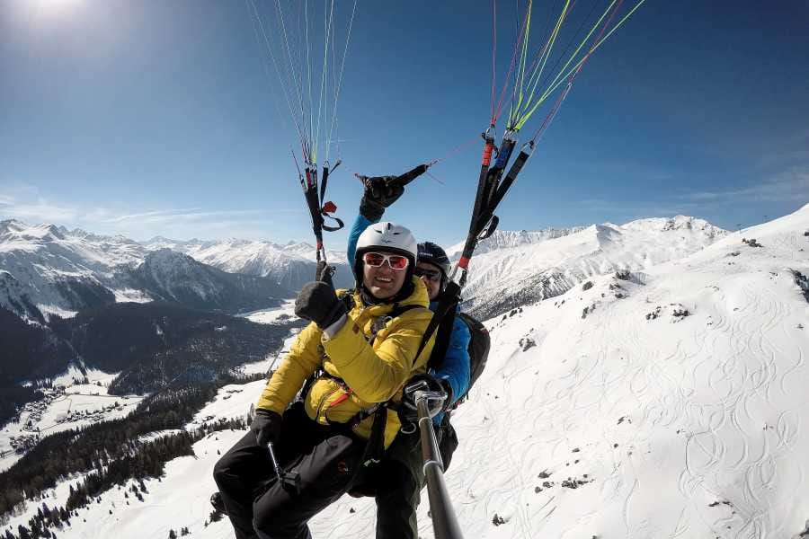 Halber Tag Gleitschirmfliegen Davos