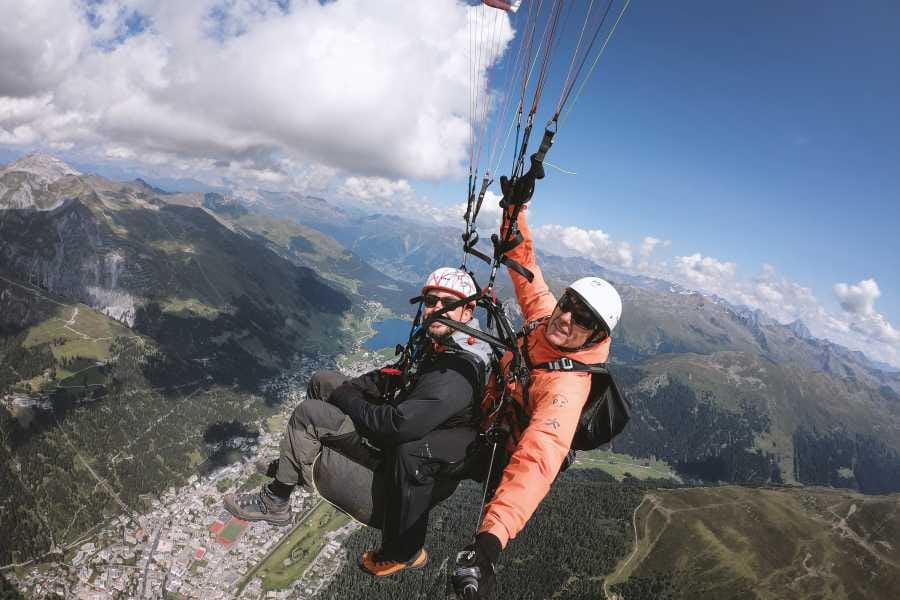 Thermikflug Extra-Airtime Klosters