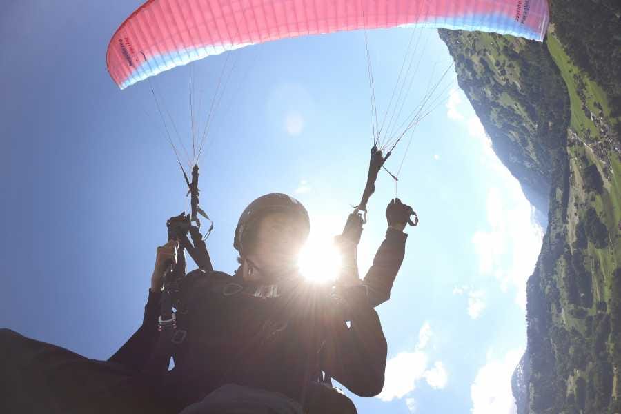 Flums Gleitschirmfliegen Tandem
