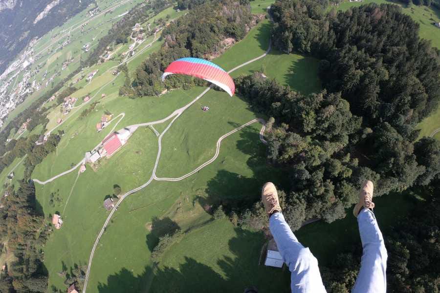 Flums Gleitschirmfliegen Tandem