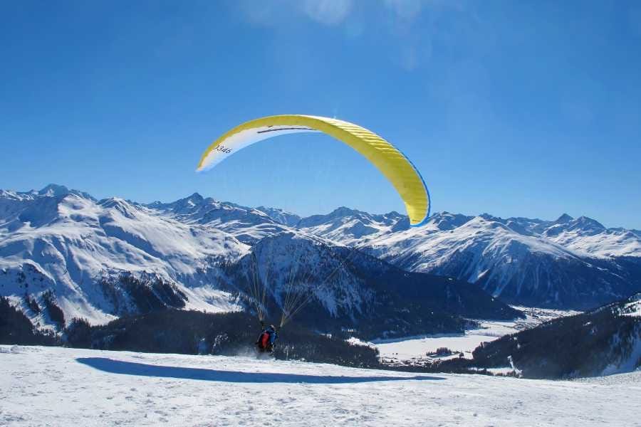 Halber Tag Gleitschirmfliegen Davos