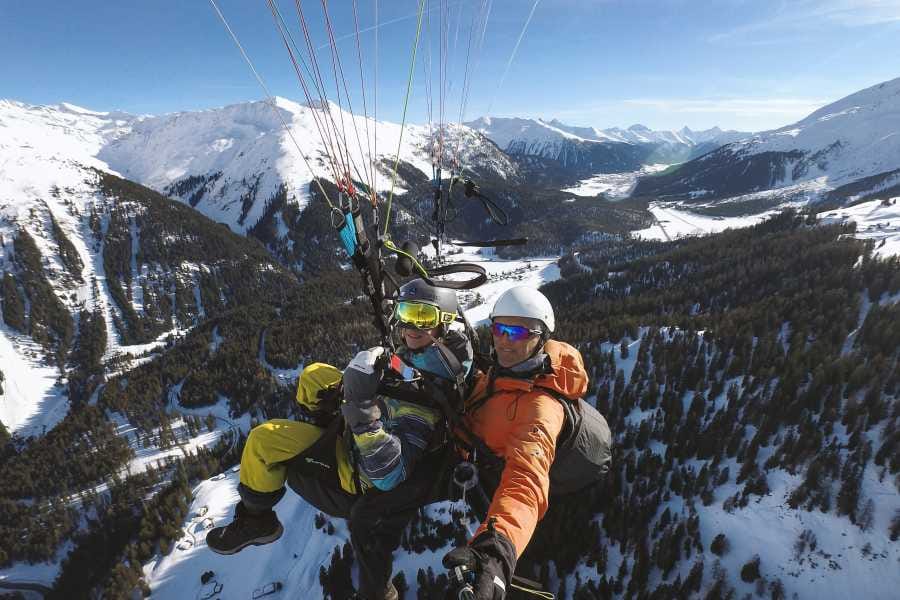 Halber Tag Gleitschirmfliegen Davos