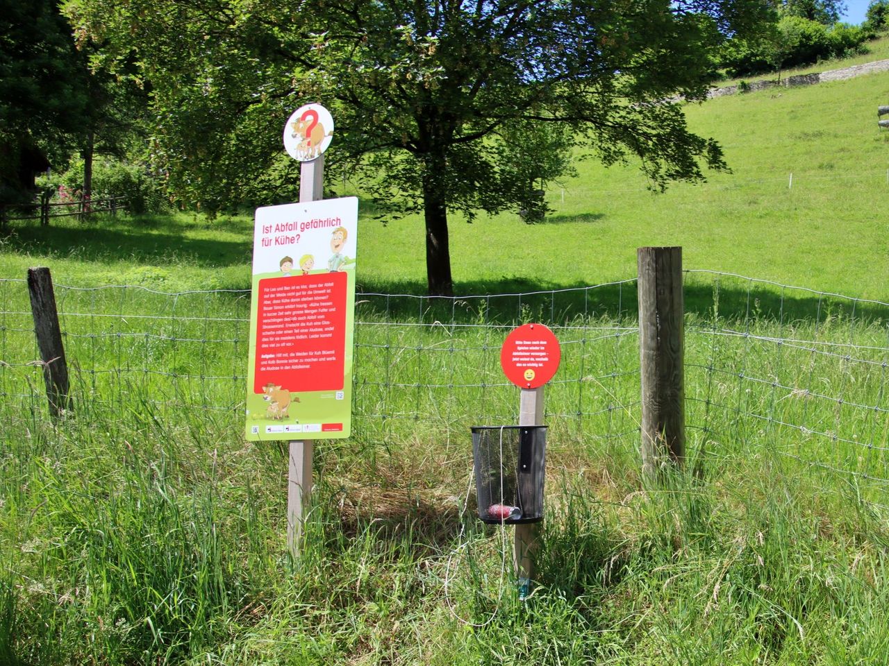 Erlebnisweg “Lea und Ben bei den Mutterkühen” in Freienstein (ZH)