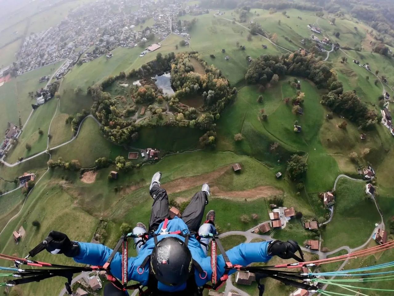 Einsteiger Tandem Gleitschirmflug im Heidiland
