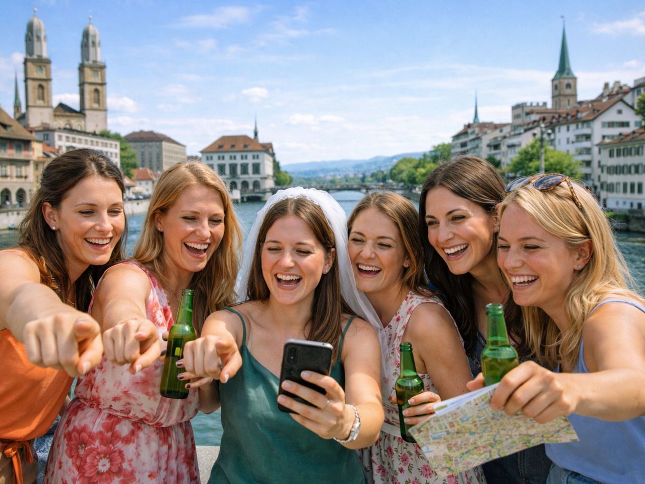 Polterchallenge "Hangover - Girls Edition" durch Zürich