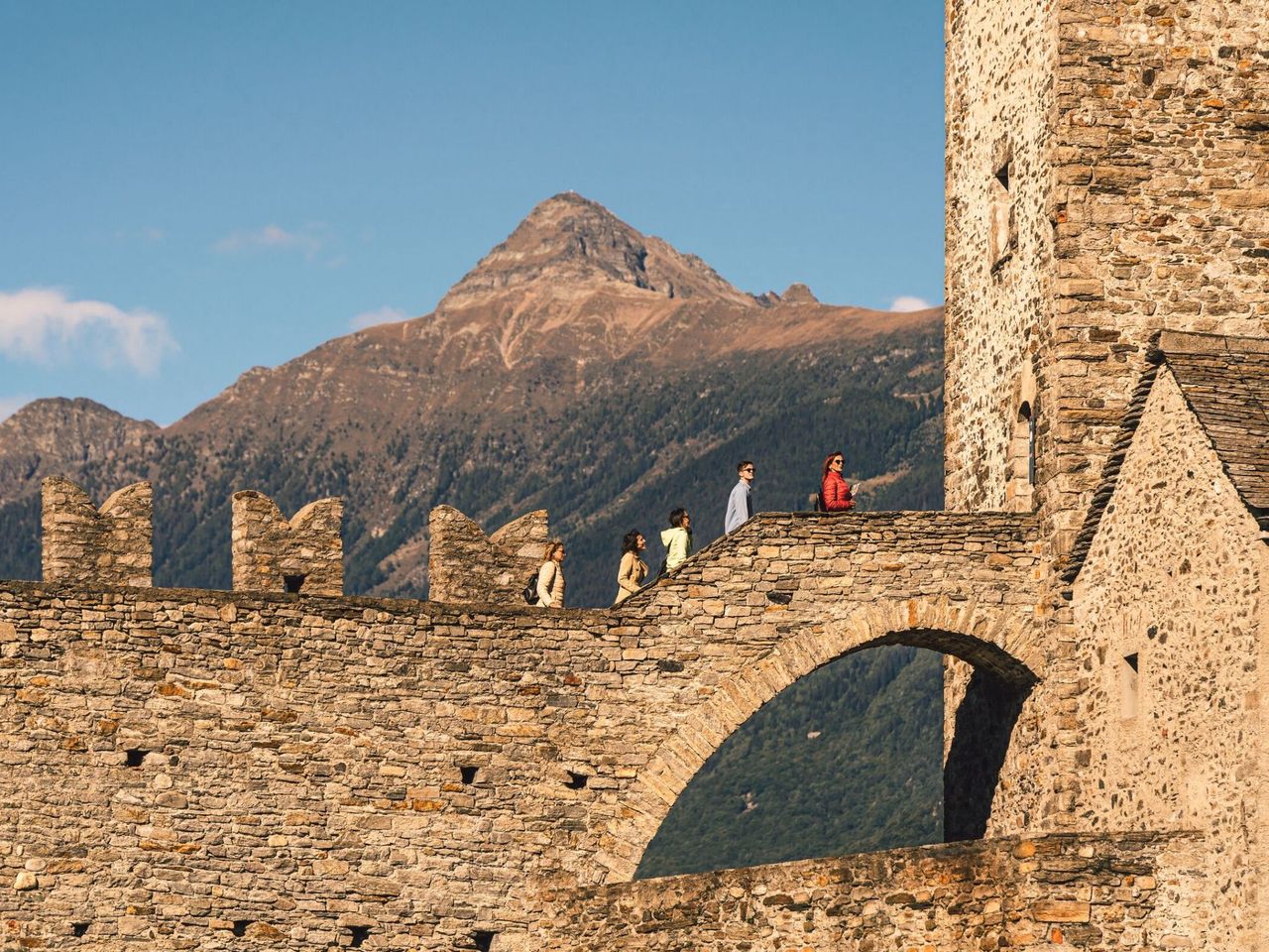Fortezza Pass: Kombiticket für die drei Burgen von Bellinzona
