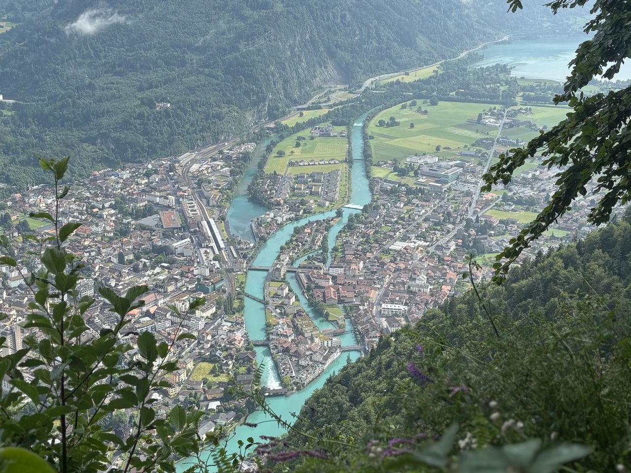 Harder Kulm private Wanderung mit Schweizer Triathlet ab Interlaken