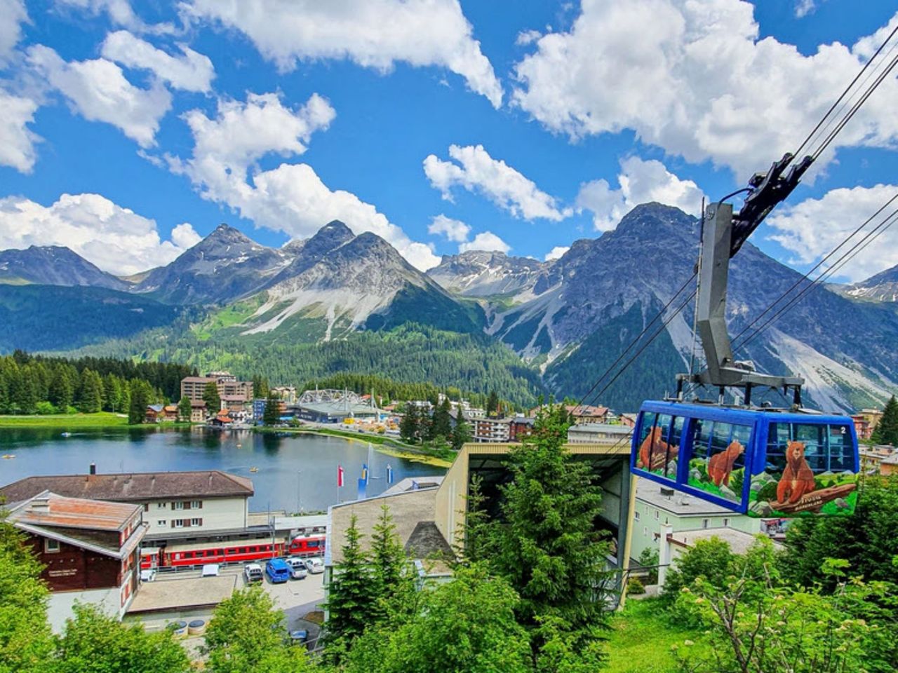 Private train trip to the Arosa Bear Land from Zurich