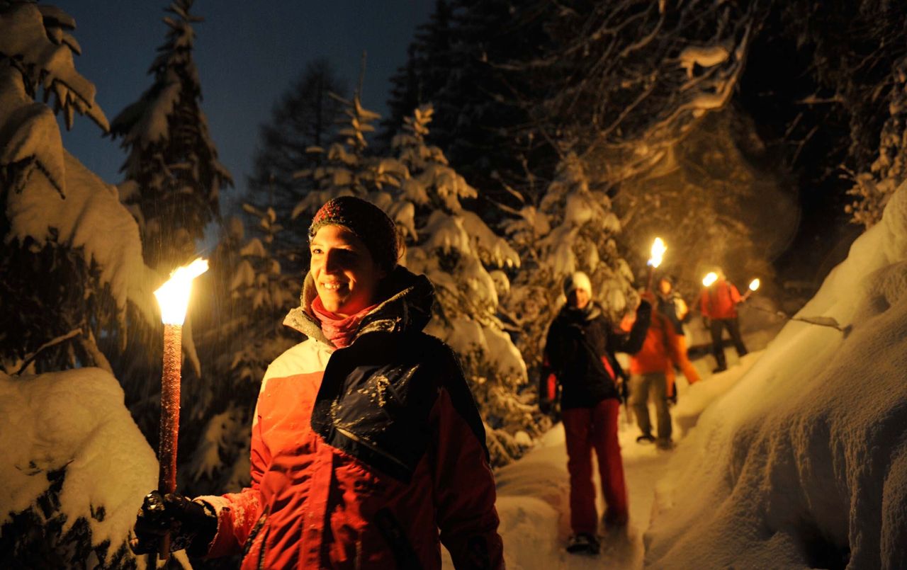 Fackelwanderung mit Älplermagronen in Engelberg