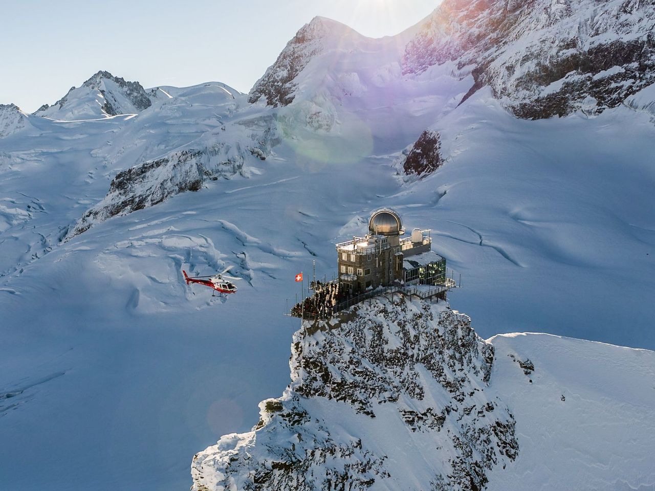 Helikopter Flug Gletscher mit Apéro ab Interlaken