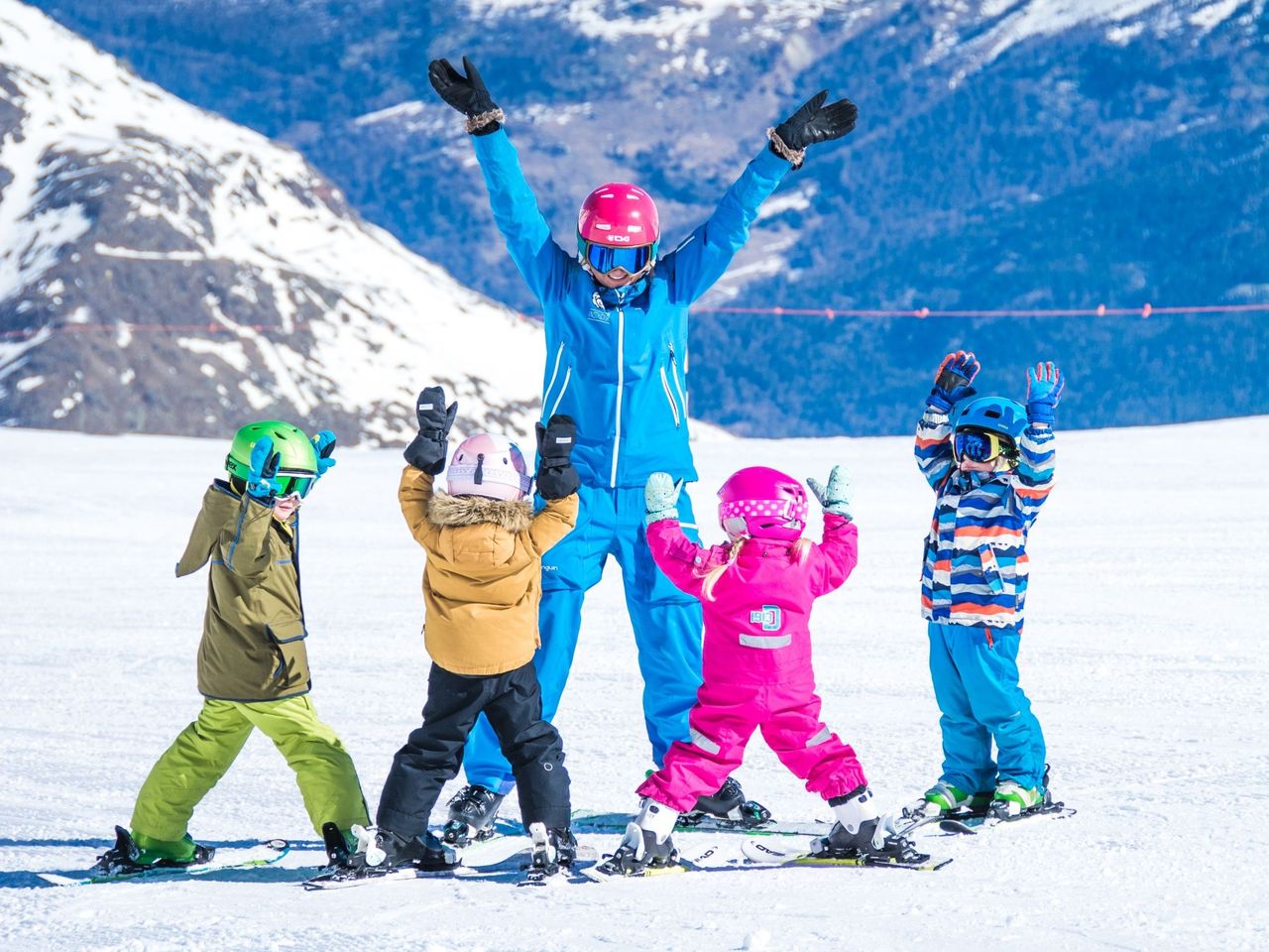 Ski School Group for Kids in Saas-Fee